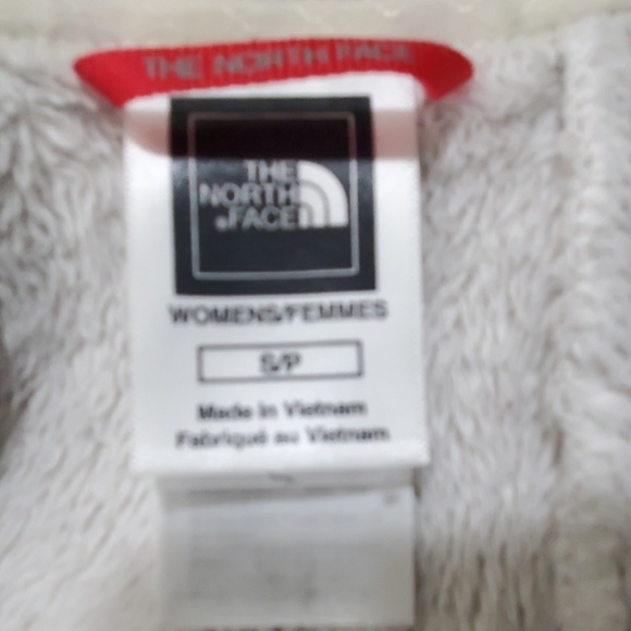 NORTH FACE Cream Fleece Vest Size SP - Picture 7 of 7